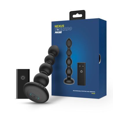 Анальний віброротатор Nexus Tornado Probe Edition, діаметр 3,5 см, вібрація + ротація, пульт ДУ SO9862 фото Купити Анальний віброротатор Nexus Tornado Probe Edition, діаметр 3,5 см, вібрація + ротація, пульт ДУ  Nexus (Великобританія) 3 418 грн