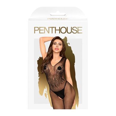 Бодістокінг з візерунком у вигляді крил та метелика Penthouse - Wild catch black XL SO5310 фото Купити Бодістокінг з візерунком у вигляді крил та метелика Penthouse - Wild catch black S/L  Penthouse  515 грн