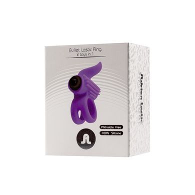 Ерекційне віброкільце Adrien Lastic Bullet Lastic Ring з язичком і щіточкою для стимуляції клітора AD30393 фото Купити Ерекційне віброкільце Adrien Lastic Bullet Lastic Ring з язичком і щіточкою для стимуляції клітора  Adrien Lastic 563 грн