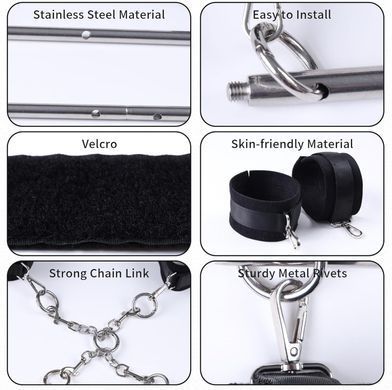 БДСМ-набор LOCKINK YEAHWOW Door Swing & Leg Spreader Bondage set SX2847 фото Купить   LOCKINK (Китай) 1 570 грн