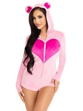 Комбинезон "Сладкий мишка" Leg Avenue Sweetheart Bear Velvet Romper M SX2789 фото Купить   Leg Avenue (США) 2 993 грн