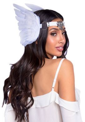Пов&rsquo;язка на голову з крилами Leg Avenue Feather headband White, пір&rsquo;я та натуральна шкіра SO8013 фото Купити Пов&rsquo;язка на голову з крилами Leg Avenue Feather headband Black, пір&rsquo;я та натуральна шкіра  Leg Avenue (США) 997 грн