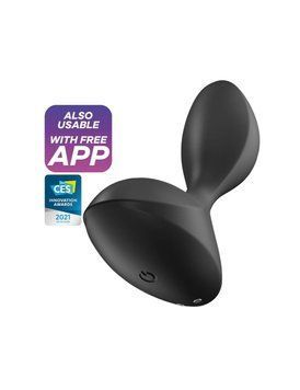 Анальна смарт-пробка з вібрацією Satisfyer Sweet Seal Black SO6100 фото Купити Анальна смарт-пробка з вібрацією Satisfyer Sweet Seal Black  Satisfyer (Німеччина) 2 217 грн