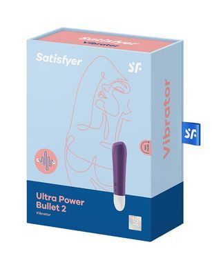 Вибропуля перезаряжаемая Satisfyer Ultra Power Bullet 2 Violet SO5424 фото Купить   Satisfyer (Німеччина) 1 265 грн