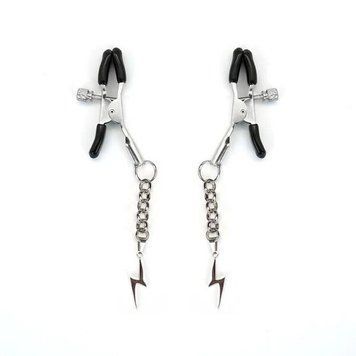 Затискачі для сосків Liebe Seele Lightning Nipple Clamps Silver SX1691 фото Купити Затискачі для сосків Liebe Seele Lightning Nipple Clamps Silver  Liebe Seele (Японія) 784 грн
