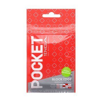 Мастурбатор TENGA Pocket Block Edge SO5596 фото Купить   Tenga (Японія) 193 грн