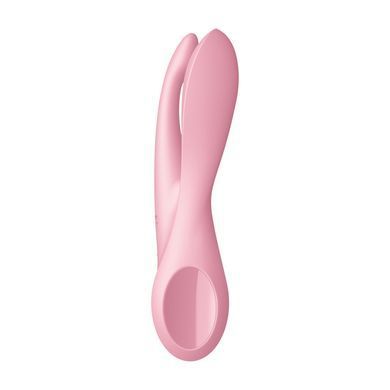 Клиторальный вибратор Satisfyer Threesome 1 Pink с тремя гибкими пальчиками SO6985 фото Купить   Satisfyer (Німеччина) 1 570 грн