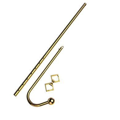 Анальний гак LOCKINK Golden Adjustable Anal Hook Set SX0858 фото Купити Анальний гак LOCKINK Golden Adjustable Anal Hook Set  LOCKINK (Китай) 1 635 грн