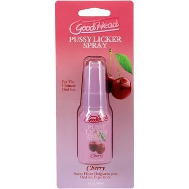Спрей для кунілінгусу Doc Johnson GoodHead Pussy Licker Spray - Cherry 29 мл SX2531 фото Купити Спрей для кунілінгусу Doc Johnson GoodHead Pussy Licker Spray - Cherry 29 мл  Doc Johnson (США) 609 грн