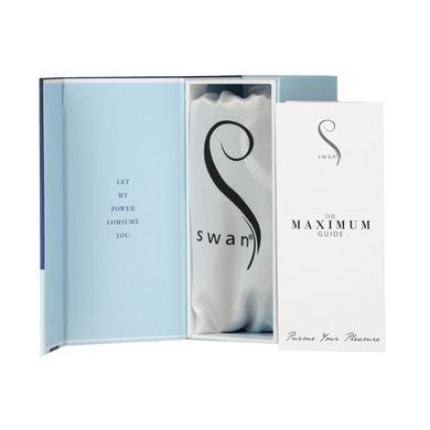Вибропуля Swan Maximum + Comfy Cuff Blue, супермощная, разная интенсивность, силиконовая манжета SO8903 фото Купить   Swan (Канада) 2 189 грн