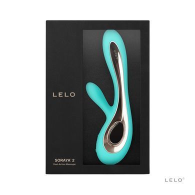 Вібратор-кролик LELO Soraya 2 Aqua, 12 режимів вібрації, до 4 годин роботи SO8110 фото Купити Вібратор-кролик LELO Soraya 2 Aqua, 12 режимів вібрації, до 4 годин роботи  Lelo (Швеція) 11 891 грн