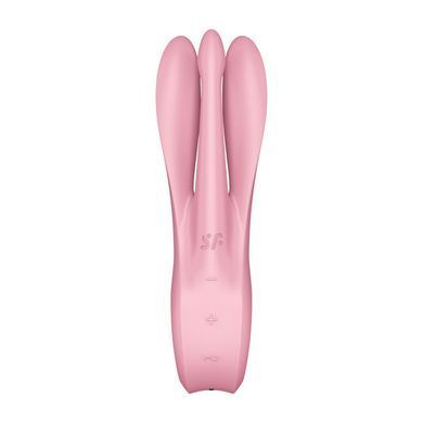 Клиторальный вибратор Satisfyer Threesome 1 Pink с тремя гибкими пальчиками SO6985 фото Купить   Satisfyer (Німеччина) 1 570 грн