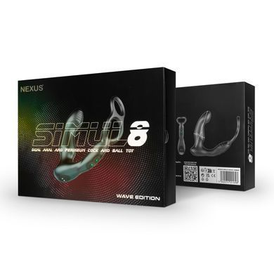 Стимулятор простаты Nexus SIMUL8 Wave Edition с эрекционным кольцом SX1340 фото Купить   Nexus (Великобританія) 3 307 грн