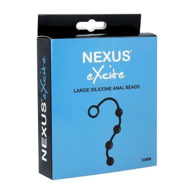 Анальные шарики Nexus Excite Large Anal Beads, силикон, макс. диаметр 3 см SO3843 фото Купить   Nexus (Великобританія) 951 грн