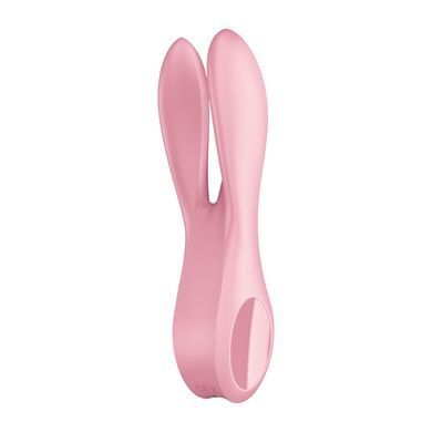 Клиторальный вибратор Satisfyer Threesome 1 Pink с тремя гибкими пальчиками SO6985 фото Купить   Satisfyer (Німеччина) 1 570 грн