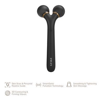 Електронний ультразвуковий ролик для обличчя GESKE Sonic Facial Roller 4в1 gray HB0174 фото Купити Електронний ультразвуковий ролик для обличчя GESKE Sonic Facial Roller 4в1 gray  GESKE 1 699 грн