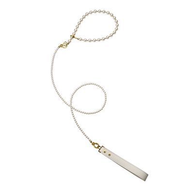 Жемчужный ошейник с поводком и наручниками LOCKINK Pearl Bondage & Restraint Set SX0908 фото Купить   LOCKINK (Китай) 3 418 грн