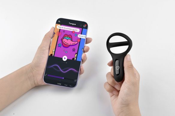 Подвійне ерекційне кільце Fun Town Rise Black, керування зі смартфона SO5747 фото Купити Подвійне ерекційне кільце Fun Town Rise Black, керування зі смартфона  Fun Town (Китай) 1 690 грн