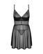 Эротический комплект Obsessive Chemeris babydoll & thong XS/S, пеньюар и стринги SO9758 фото 3