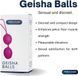 Вагинальные шарики гейши Medica Group Geisha Balls, фиолетовые, 3.6 см &mdash; фото 3