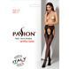 Колготки-бодистокинги с открытым доступом Passion S017 One Size, Black, имитация чулок и пояса PSS017B фото 7