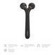Электронный ультразвуковой ролик для лица GESKE Sonic Facial Roller 4в1 gray HB0174 фото 2