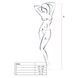 Бодистокинг Passion BS061 black, комбинезон, имитация чулок PBS061B фото 6