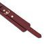Кожаные наручники Liebe Seele Wine Red Wrist Cuffs, съемная цепочка-крепление SO9452 фото 8