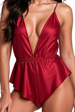 Боді Passion SENSIE BODY burgundy L SX2942 фото Купити Боді Passion SENSIE BODY black L  Passion (Польща) 2 060 грн