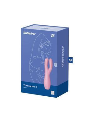 Кліторальний вібратор Satisfyer Threesome 3 Pink з трьома пальчиками SO6101 фото Купити Кліторальний вібратор Satisfyer Threesome 3 Pink з трьома пальчиками  Satisfyer (Німеччина) 1 903 грн