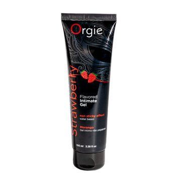Лубрикант на водной основе Orgie Lube Tube Strawberry, 100 мл, со вкусом и ароматом клубники SX1525 фото Купить   Orgie (Бразилія-Португалія) 406 грн