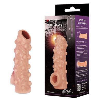Насадка на член Kokos Nude Sleeve NS 003 M SX1475 фото Купити Насадка на член Kokos Nude Sleeve NS 003 M  Kokos (Південна Корея) 489 грн