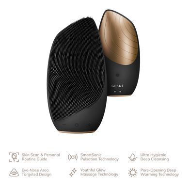 Електронна звукова термо щітка для обличчя GESKE Sonic Thermo Facial Brush 6в1 gray HB0075 фото Купити Електронна звукова термо щітка для обличчя GESKE Sonic Thermo Facial Brush 6в1 gray  GESKE 2 129 грн