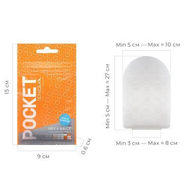 Мастурбатор TENGA Pocket Hexa-Brick SO5597 фото Купить   Tenga (Японія) 193 грн
