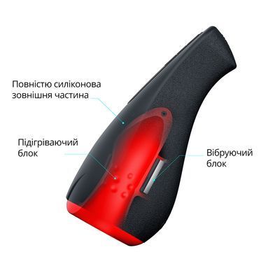 Мастурбатор Otouch AIRTURN 1, 7 режимів вібрації, 2 рівні підігріву, лічильник фрикцій SO9384 фото Купити Мастурбатор Otouch AIRTURN 1, 7 режимів вібрації, 2 рівні підігріву, лічильник фрикцій  Otouch (Китай) 2 642 грн