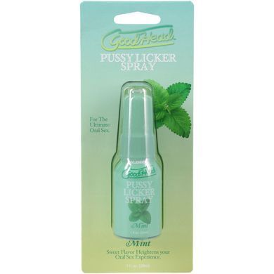 Спрей для кунилингуса Doc Johnson GoodHead Pussy Licker Spray - Mint 29 мл SX2532 фото Купить   Doc Johnson (США) 609 грн