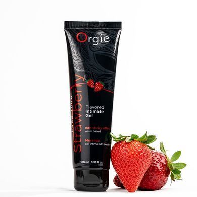 Лубрикант на водній основі Orgie Lube Tube Strawberry, 100 мл, зі смаком та ароматом полуниці SX1525 фото Купити Лубрикант на водній основі Orgie Lube Tube Strawberry, 100 мл, зі смаком та ароматом полуниці  Orgie (Бразилія-Португалія) 406 грн