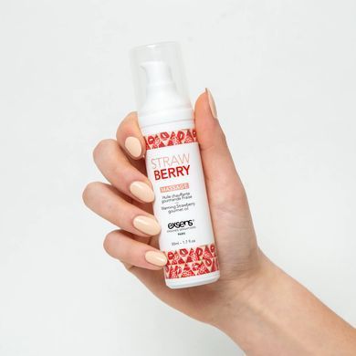 Масажна олія EXSENS Strawberry 50 мл розігрівальна, без цукру, без парабенів, їстівна SO2359 фото Купити Масажна олія EXSENS Strawberry 50 мл розігрівальна, без цукру, без парабенів, їстівна  Exsens (Франція) 618 грн