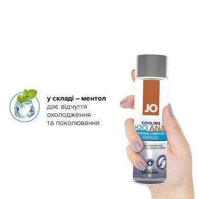 Анальна змазка JO ANAL H2O &mdash; COOLING (120 мл) охолоджувальна, на водній основі SO1695 фото Купити Анальна змазка JO ANAL H2O &mdash; COOLING (120 мл) охолоджувальна, на водній основі  JO (США) 729 грн