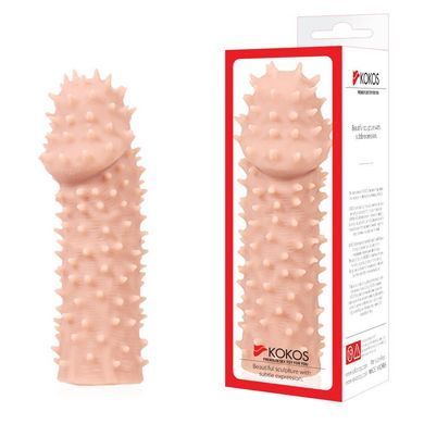 Насадка на член Kokos Extreme Sleeve ES.07 розмір S, потовщувальна, стимуляція точки G SX1445 фото Купити Насадка на член Kokos Extreme Sleeve ES.07 розмір S, потовщувальна, стимуляція точки G  Kokos  343 грн