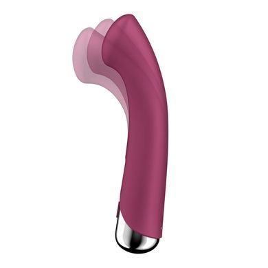 Вібратор з ротацією Satisfyer Spinning G-Spot 1 Red, плоский майданчик для стимуляції точки G SX0555 фото Купити Вібратор з ротацією Satisfyer Spinning G-Spot 1 Red, плоский майданчик для стимуляції точки G  Satisfyer (Німеччина) 2 217 грн