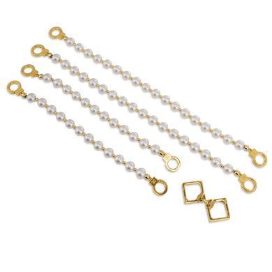 Перлинні наручники та поножі LOCKINK Pearl Handcuffs & Anklecuffs SX0909 фото Купити Перлинні наручники та поножі LOCKINK Pearl Handcuffs & Anklecuffs  LOCKINK (Китай) 2 032 грн