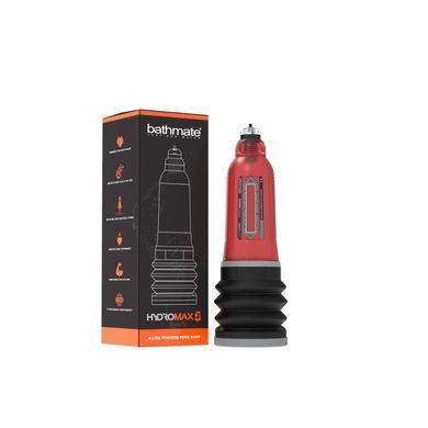 Гідропомпа Bathmate Hydromax 5 Red, для члена довжиною від 7,5 до 12,5 см, діаметр до 4,5 см HM-20-BR фото Купити Гідропомпа Bathmate Hydromax 5 Blue, для члена довжиною від 7,5 до 12,5 см, діаметр до 4,5 см  Bathmate  5 451 грн