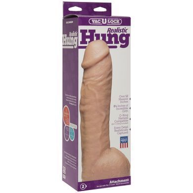 Фалоімітатор Doc Johnson Realistic Hung - Vanilla, Vac-U-Lock, діаметр 7 см SO4540 фото Купити Фалоімітатор Doc Johnson Realistic Hung - Vanilla, Vac-U-Lock, діаметр 7 см  Doc Johnson (США) 4 009 грн