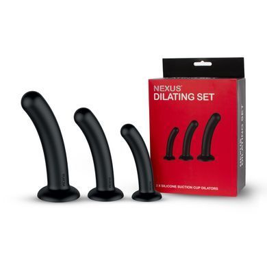 Набір дилдо Nexus Dilating Set (17 см, 15 см, 12,5 см) SX1341 фото Купити Набір дилдо Nexus Dilating Set (17 см, 15 см, 12,5 см)  Nexus (Великобританія) 2 863 грн