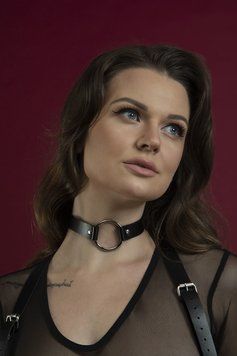 Чокер с кольцом Feral Feelings - O-Ring Collar черный, натуральная кожа SO3424 фото Купить   Feral Feelings (Україна) 276 грн