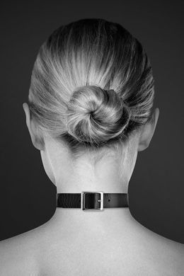 Чокер с кольцом для поводка Bijoux Pour Toi - FETISH Black, экокожа SO1879 фото Купить   Bijoux Pour Toi  461 грн