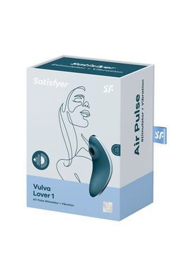 Вакуумний вібратор Satisfyer Vulva Lover 1 Blue SO6713 фото Купити Вакуумний вібратор Satisfyer Vulva Lover 1 Blue  Satisfyer (Німеччина) 1 616 грн
