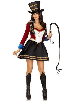 Костюм дресирувальниці Leg Avenue Ringmaster Costume S, сукня, капелюх SO9193 фото Купити Костюм дресирувальниці Leg Avenue Ringmaster Costume S, сукня, капелюх  Leg Avenue (США) 3 787 грн
