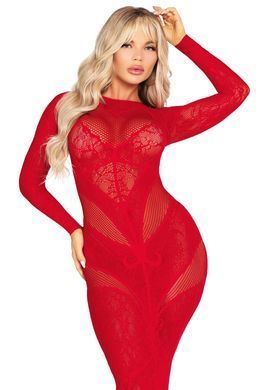 Сукня Leg Avenue Lace and Net Bodycon Gown One Size, Red SX1738 фото Купити Сукня Leg Avenue Lace and Net Bodycon Gown One Size, Black  Leg Avenue (США) 2 401 грн